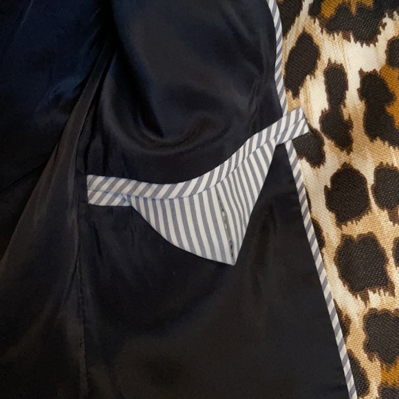 J Crew Parke Blazer NWT size 00 leopard - Picture 8 of 12
